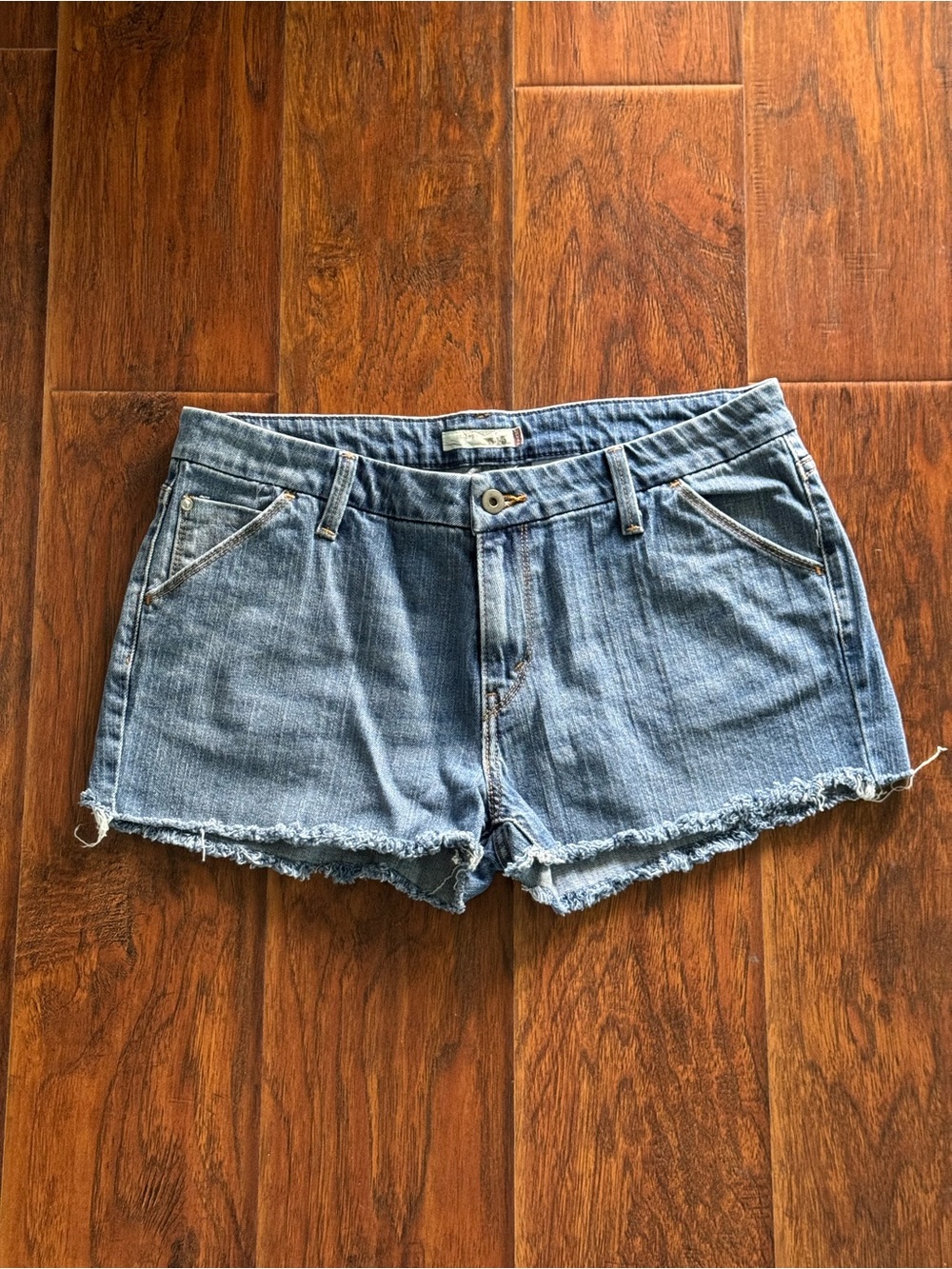 Levi's Light Blue Denim Cutoff Shorts